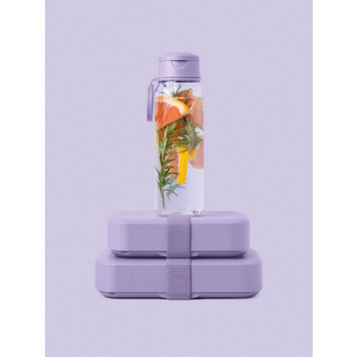 Amuse Lavender Drinkfles - 500ml - Waterfles - Drinkbus - BPA-vrij - Lekvrij - Paars
