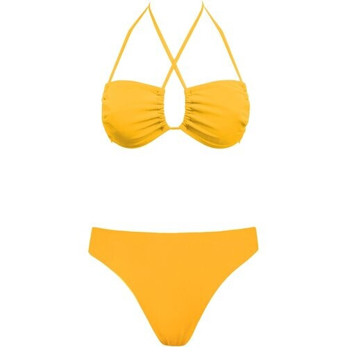 Anekdot dames vegan Bikini Low Versatile + Skyline Slim Geel Tweedehands