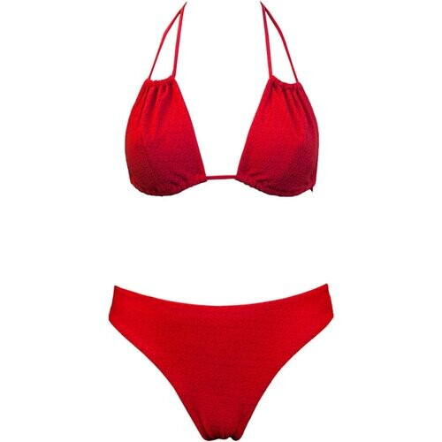 Anekdot dames vegan Bikini Low Versatile + Skyline Slim Geranium Tweedehands