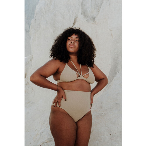 Anekdot dames vegan Bikini Nova Core High Waist Beige Tweedehands