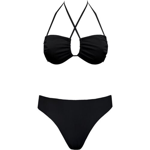 Anekdot dames vegan Bikini Set Low Versatile + Skyline Slim Zwart Tweedehands