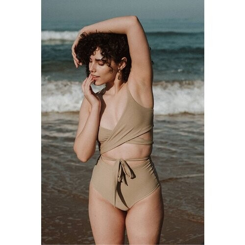 Anekdot dames vegan Core High Bikinibroekje Mozaïek Tweedehands