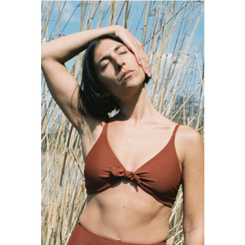 Anekdot dames vegan Leona Bikinitop Rust Tweedehands