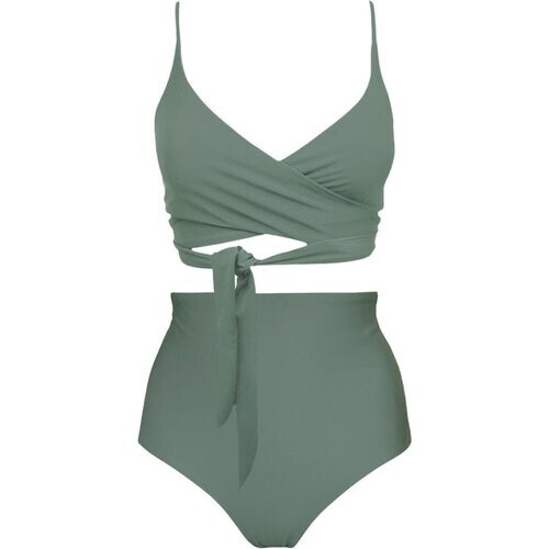 Anekdot dames vegan Bikiniset Lin Core High Saliegroen Tweedehands