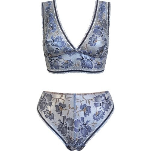 Anekdot dames vegan Lingerieset Blue Amber Bruin Tweedehands