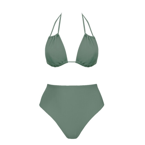 Anekdot dames vegan Low Versatile + Skyline High Bikini Set Sage Tweedehands