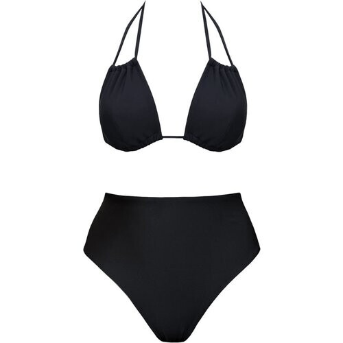 Anekdot dames vegan Low Versatile + Skyline High Bikini Set Zwart Tweedehands