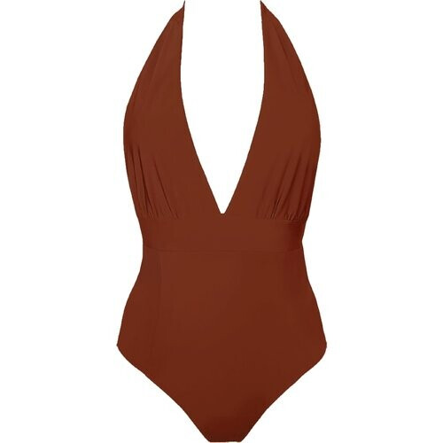 Anekdot dames vegan Lunar Badpak Roestbruin Tweedehands