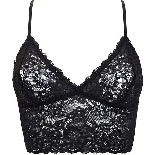Anekdot dames vegan New Moon Longline Bralette Zwart Tweedehands
