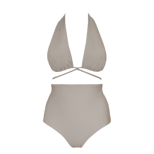 Anekdot dames vegan Versatile + Core High Bikini Set Mosaic Beige Tweedehands