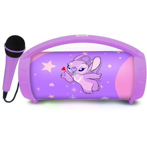 Angel Stitch - Bluetooth® Speaker - Microfoon en Multicolore Lichteffecten Tweedehands
