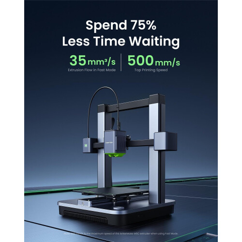 AnkerMake M5C - 3D Printer - 500 mm/s High-Speed 3D Printing - 50 m Precis