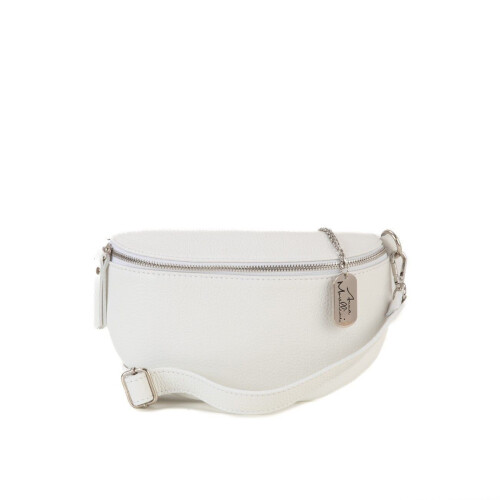Anna Morellini– Berenice Crossbody Tas in Wit Tweedehands