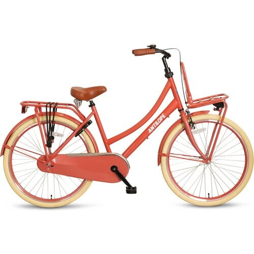 Antilope Cargo Transport Meisjesfiets 26 Inch Koraalrood Tweedehands