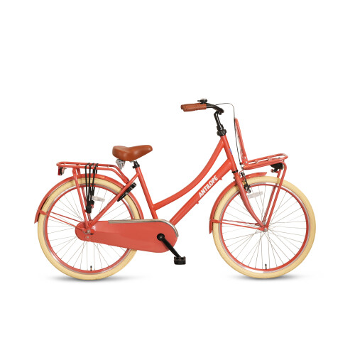 Antilope Cargo Transport Meisjesfiets 26 Inch Koraalrood