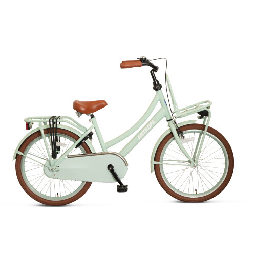 Antilope Mini Cargo Transport 22 Inch Meisjesfiets Mat Lichtgroen