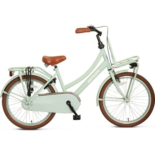 Antilope Mini Cargo Transport 22 Inch Meisjesfiets Mat Lichtgroen Tweedehands