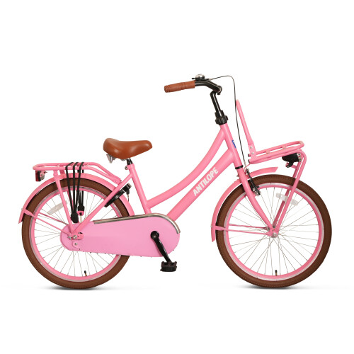 Antilope Mini Cargo Transport 22 Inch Meisjesfiets Roze