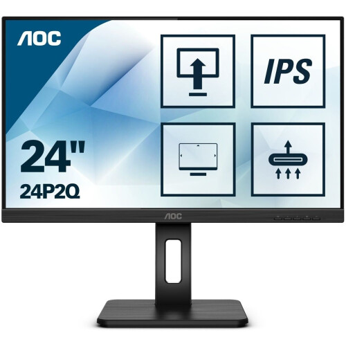 AOC 24P2Q - Monitor - Full HD 23,8"75 Hz - Zwart