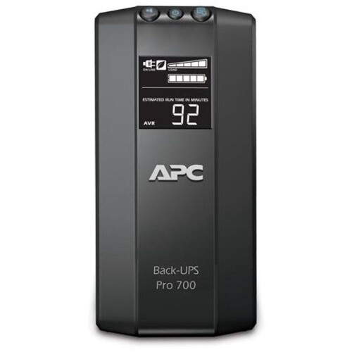 APC Back-UPS 700 - UPS - 0,7 kVA 420 W 355 J - Zwart