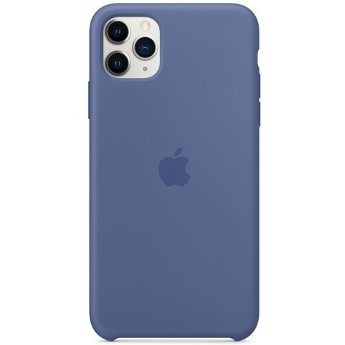 Refurbished Apple Hoesje iPhone 11 Pro Max Hoesje - Silicone Blauw Tweedehands