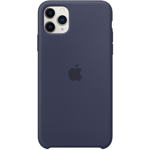 Refurbished Apple Hoesje iPhone 11 Pro Max Hoesje - Silicone Blauw Tweedehands