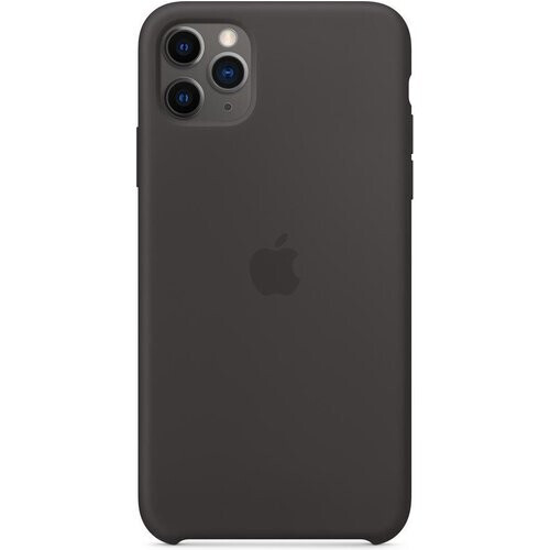 Refurbished Apple Hoesje iPhone 11 Pro Max Hoesje - Silicone Zwart Tweedehands