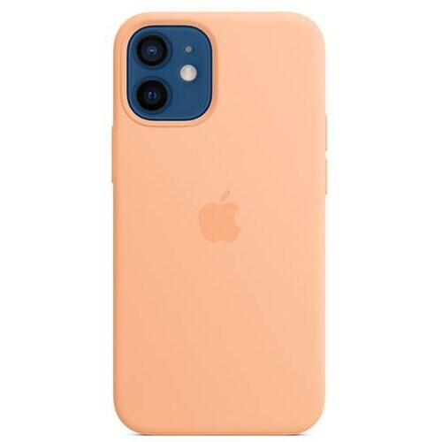 Refurbished Apple Hoesje iPhone 12 mini Hoesje - Silicone Cantaloupe Tweedehands