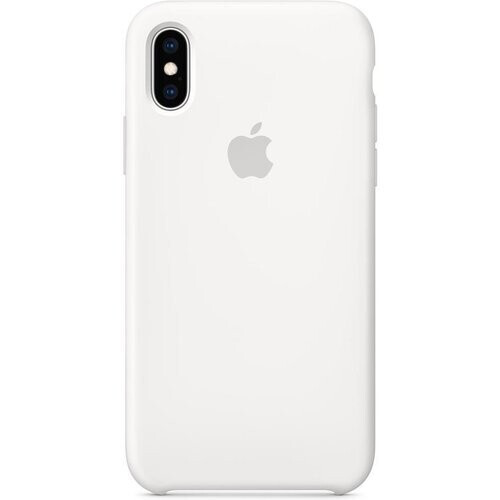 Refurbished Apple Hoesje iPhone X / XS Hoesje - Silicone Wit Tweedehands