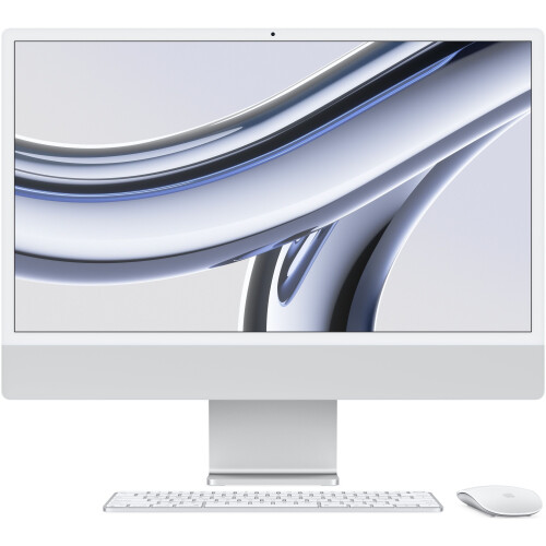 Apple iMac (2023) - All-in-one - M3 8-core 10-core GPU 16GB RAM 256GB SSD - Zilver Tweedehands