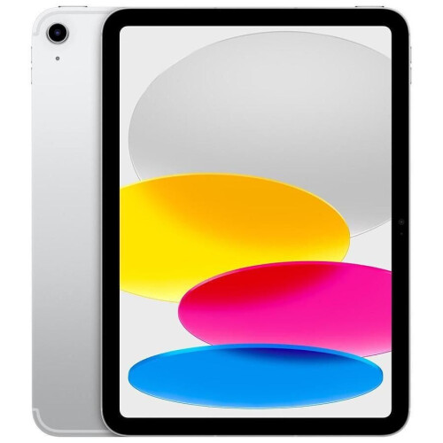 Apple iPad 10 (2022, A14 series) - Zilver - 256 GB - WiFi + 5G