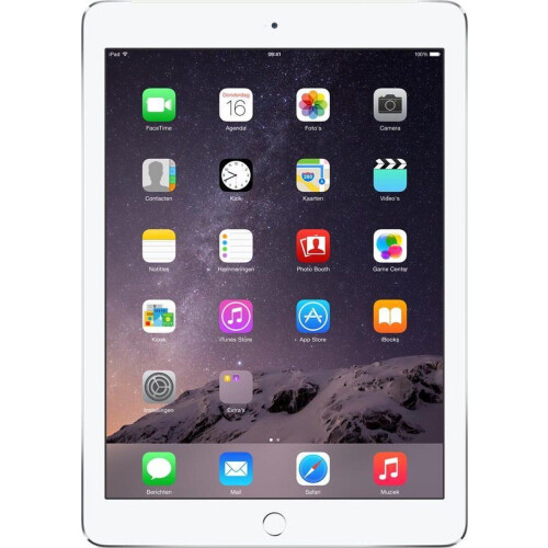 Apple iPad Air 2 - 16GB - WiFi + Cellular (4G) - Wit/Zilver Tweedehands