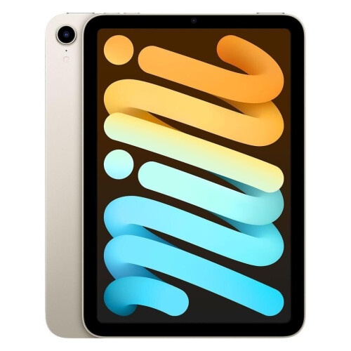 Apple iPad mini 6 (2021, A15 series) - Sterrenlicht - 64 GB - WiFi + 5G