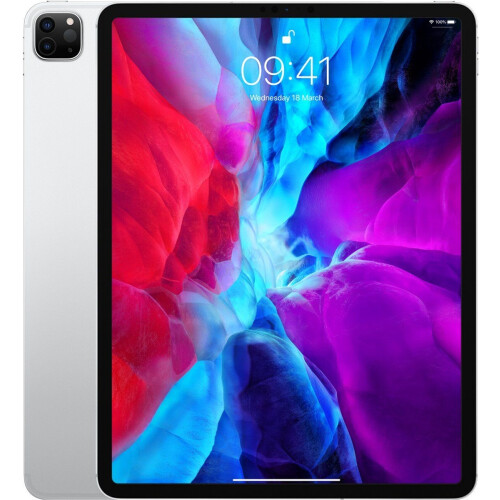 Apple iPad Pro (2020) - Tablet - 12,9"Liquid Retina - Wi-Fi + Cellular 512GB Zilver Tweedehands