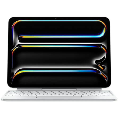 Apple iPad Pro (2024/2025) - Magic Keyboard - Trackpad - Wit Tweedehands