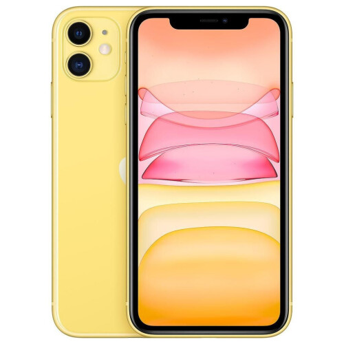 Apple iPhone 11 - Geel - 256 GB - Fysieke simkaart + eSIM Tweedehands