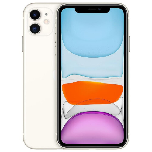 Apple iPhone 11 - Wit - 128 GB - Fysieke simkaart + eSIM Tweedehands