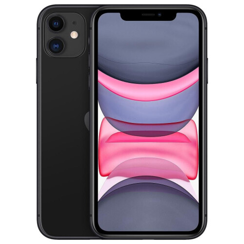 Apple iPhone 11 - Zwart - 128 GB - Fysieke simkaart + eSIM Tweedehands