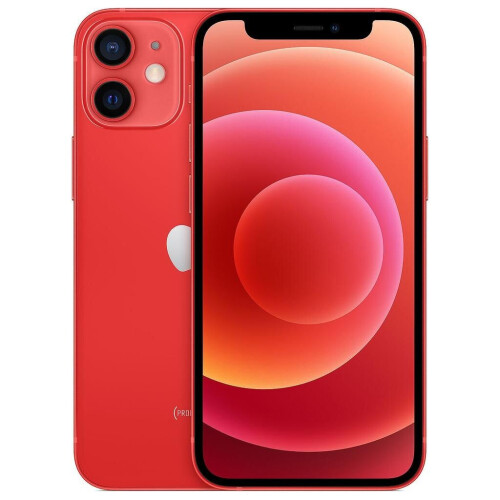 Apple iPhone 12 mini - Rood - 64 GB - Fysieke simkaart + eSIM Tweedehands