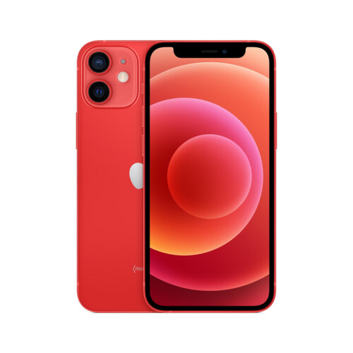 Apple iPhone 12 mini - Rood - 64 GB - Fysieke simkaart + eSIM