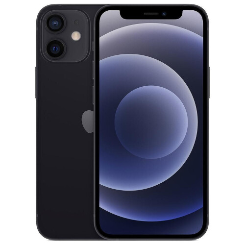 Apple iPhone 12 mini - Zwart - 128 GB - Fysieke simkaart + eSIM Tweedehands