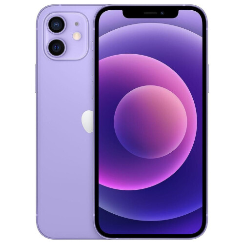 Apple iPhone 12 - Paars - 256 GB - Fysieke simkaart + eSIM Tweedehands
