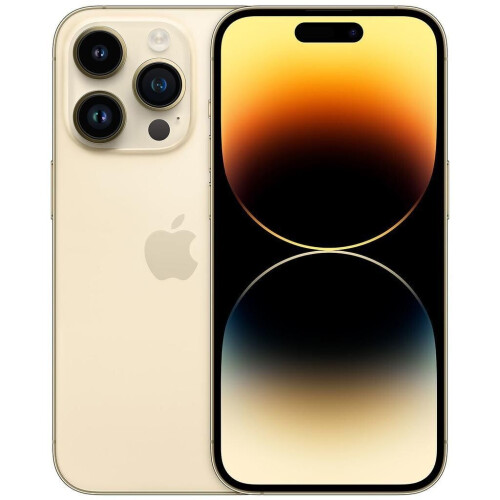 Apple iPhone 14 Pro - Goud - 128 GB - Fysieke simkaart + eSIM Tweedehands