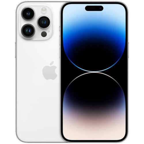 Apple iPhone 14 Pro Max - Zilver - 128 GB - Fysieke simkaart + eSIM