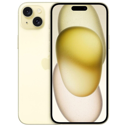 Apple iPhone 15 Plus - Geel - 128 GB - Fysieke simkaart + eSIM Tweedehands