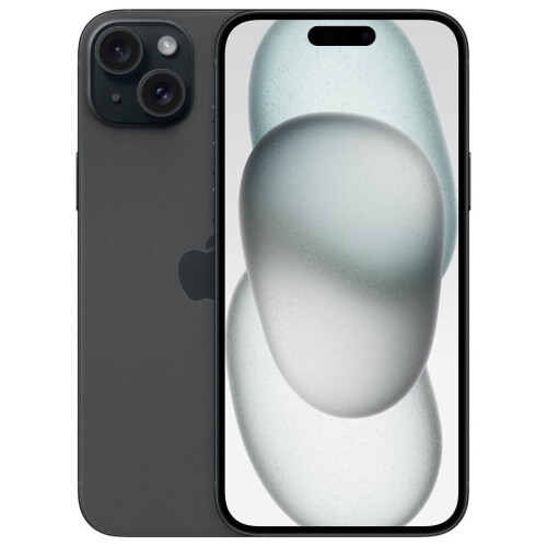 Apple iPhone 15 Plus - Zwart - 128 GB - Fysieke simkaart + eSIM