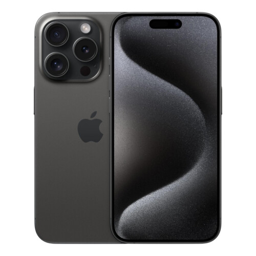 APPLE iPhone 15 Pro - 128 GB - A17 Pro - Titanium Zwart