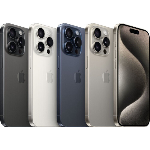 Apple iPhone 15 Pro - 256GB - A17 Pro-chip - Zwart Titanium Tweedehands