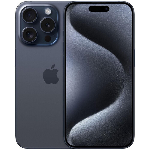Apple iPhone 15 Pro - Blauw titanium - 128 GB - eSIM Tweedehands