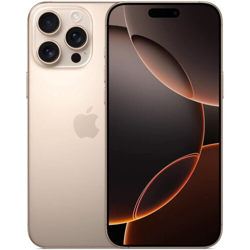 APPLE iPhone 16 Pro Max - 256 GB - A18 Pro - 4K Dolby Vision - Zand Tweedehands
